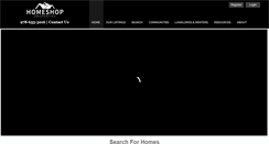 Desktop Screenshot of homeshopproperties.com