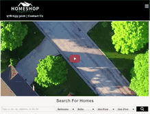 Tablet Screenshot of homeshopproperties.com
